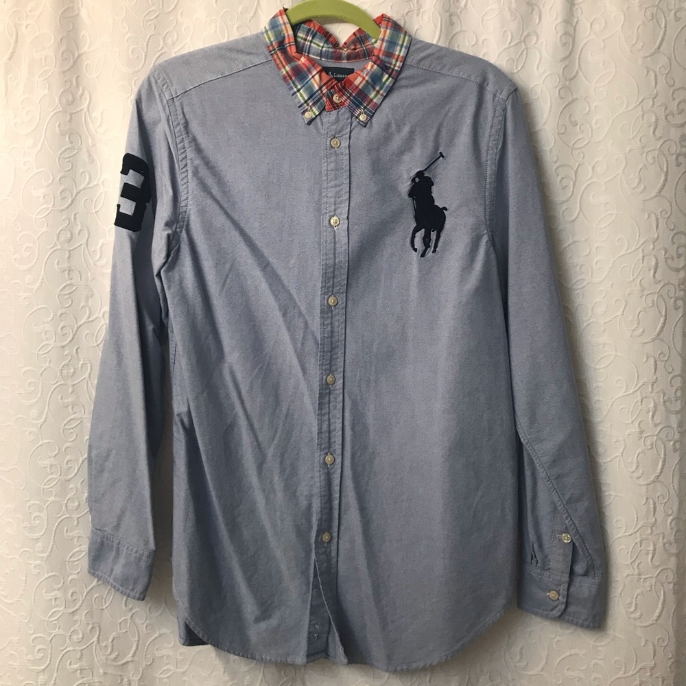 RALPH LAUREN Button Up Shirt - Size XL 18-20